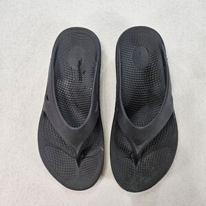 Oofos OOriginal Recovery Sandals M10 W12 Black
